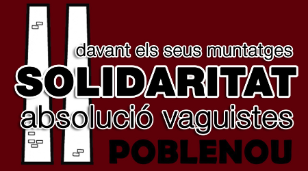 Solidaritat vaguistes Poblenou